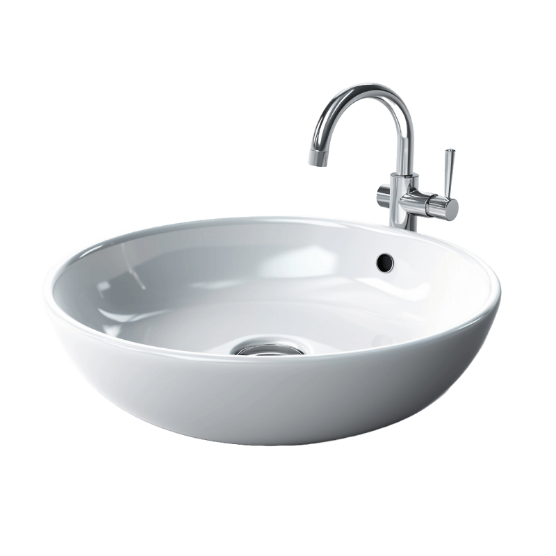 Recessed basin